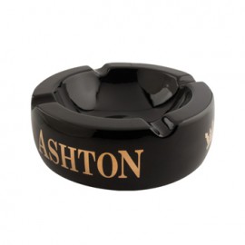 Ashton Black Round Cigar Ashtray